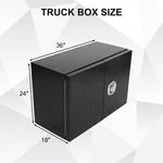 Black 36" 18" 24" Steel Underbody Tool Box W/ Barn Door Heavy Duty Truck. Fixed Price $320.96.