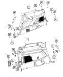 Genuine Mopar Screw Cover Cap 68193349AA. Fixed Price $8.26.