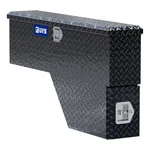 Uws Gloss Black Aluminum 48" Driver-side Wheel Well Tool Box FW-48-DS-D-BLK. Fixed Price $821.95.