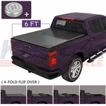 Soft 4-FOLD Tonneau Cover 6FT (72") Truck Bed Fit For Toyota Tacoma 2005-2015. Fixed Price $169.97.