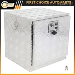 Aluminum Storage Tool Box W/2X Chain Fits Truck Garage Home Office 18"X 17"X18". Fixed Price $94.99.