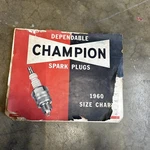 1960 Champions Spark Plug Size Chart. Fixed Price $29.99.
