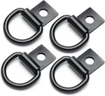 4 Pcs D-rings Tie Down Anchor Hooks, 10MM Fixing Hole For Pickup.... Fixed Price $13.05.