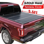 5.5FT Tonneau Cover Hard 3-FOLD Fit 2015-2026 Ford F150 F-150 Truck Bed. Fixed Price $389.49.