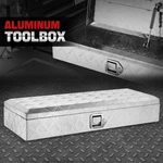 34" W Aluminum Truck Trailer Trunk Bed Tongue Tool Storage Box + Lock & Keys. Fixed Price $95.19.