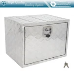 Aluminum 24"X 18"X18" Storage Tool Box W/ 2X Chain For Truck Garage Home Office. Fixed Price $144.29.