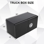 36" 18" Steel Underbody Tool Box W/ Barn Door Heavy Duty Truck Organizer. Fixed Price $250.99.