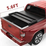 Oedro 5.5FT Tri-fold Tonneau Cover For 2014-2021 Toyota Tundra Crewmax Truck Bed. Fixed Price $154.99.