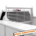 Rki WG49 White Steel Series Service Body Louvered Window Grille Cab Rack. Fixed Price $723.21.