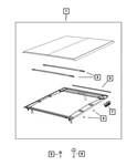 Genuine Mopar Tonneau Cover Seal 68466075AA. Fixed Price $34.24.