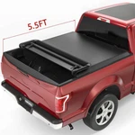 Oedro 5.5FT 4-FOLD Soft Tonneau Cover 2015-2026 Ford F-150 Truck Bed W/lamp. Fixed Price $152.99.