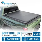 Soft Roll-up Tonneau Cover W/ T-slot Fit 2022-2026 Tundra 5.5FT (with Deck Rail). Fixed Price $319.20.
