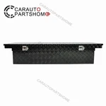 70 Inch Low Profile Crossover Box, Black Aluminum Truck W/ Lock. Fixed Price $472.68.