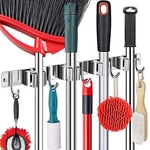 Broom Holder Wall Garden Tool Organizermop Hanger Mounted Garage Stor. Fixed Price $21.86.