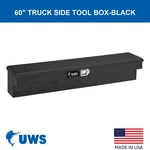 TBSM-60-BLK 60" Truck Side Tool Box. Fixed Price $688.79.