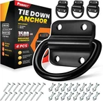 Pamazy 4PCS Heavy Duty Steel Rings Tie Down Anchors, Ultra Durable 3500 Pou.... Fixed Price $21.89.