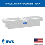 For 2001-2025 Chevrolet Silverado 2500 Hd 69" Gull Wing Crossover Truck Tool Box. Fixed Price $780.79.