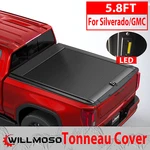 5.8FT Retractable Truck Tonneau Bed Cover For Silverado 2014-2025/GMC SIERRA1500. Fixed Price $750.00.