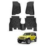 Floor Mat Compatible With 2018-2024 Jeep Wrangler Jl Door 4X4(FUEL Version).... Fixed Price $134.25.