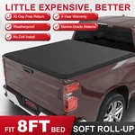 For 8FT 99-06,07 Classic Silverado 1500 Soft Roll-up Truck Bed Tonneau Cover. Fixed Price $160.55.