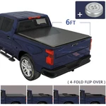 Jdmspeed 6FT 4-FOLD Soft Truck Bed Tonneau Cover For 2005-2015 Toyota Tacoma. Fixed Price $169.99.