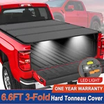 6.6FT Tri-fold Hard Tonneau Cover For 2019-2026 Chevy Silverado Gmc Sierra 1500. Fixed Price $365.79.