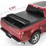 5.7FT Soft 4-FOLD Tonneau Cover For 2009- 2026 Dodge Ram 1500 Crew Cab Truck Bed. Fixed Price $149.99.