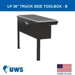 TBSM-36-LP-BLK 36" Truck Side Tool Box With Low Profile. Fixed Price $743.99.
