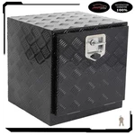 Aluminum Storage Tool Box W/2X Chain 18"X 17"X18" For Truck Garage Home Office. Fixed Price $107.28.