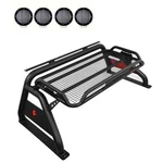 Black Horse Atlas Roll Bar W/5.3"LED Fits 1999-2026 Ford F-260 Super Duty. Fixed Price $1150.93.