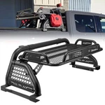 Full-size Rear Rack Truck Bed Roll Bar W/ Cargo Basket For F150 F250 F350 Ram. Fixed Price $359.99.