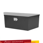 46 In. 18 14.5 Black Iron Underbody Truck Storage Tool Box W/lock. Fixed Price $277.35.