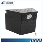 31"X19"X18"BLACK Aluminum Tool Box Truck Storage Trunk Trailer Tongue W/lock. Fixed Price $163.11.