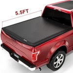 5.5FT Soft Roll-up Tonneau Cover For 2022 2026 Toyota Tundra Crewmax Truck Bed. Fixed Price $136.99.