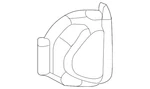 Genuine Mercedes-benz Cover Load Securing 000-868-15-39-9051. Fixed Price $15.24.