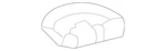 Genuine Mercedes-benz Holder 210-860-02-14. Fixed Price $15.23.