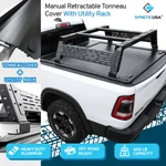 Syneticusa Mr Retractable Tonneau Cover + Rack Fit 2014-26 Silverado Short Bed. Fixed Price $1619.10.