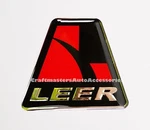 X Genuine Leer Domed Emblem # 61248 For Sides Of Fiberglass Truck Caps. Fixed Price $19.95.