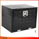 Aluminum 24"X 18"X18" Storage Tool Box W/2X Chain For Truck Garage Home Office. Fixed Price $151.04.