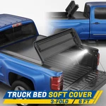 6 Feet 3-FOLD Soft Truck Tonneau Bed Cover For Colorado Gmc Canyon Isuzu I-290. Fixed Price $144.90.