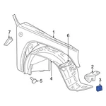 For Jeep Liberty 2002-2007 6504118 Fender Support Nut. Fixed Price $14.66.