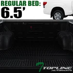 Topline For 2007-2021 Toyota Tundra 6.5' Rubber Truck Bed Trunk Mat Liners Blk. Fixed Price $96.00.