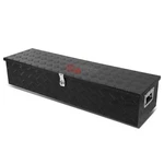 49"X13"X10" Black Aluminum Rear Trunk Tool Box Underbed Cargo Storage W/lock. Fixed Price $176.39.