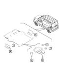 Genuine Mopar Cargo Tie Down Loop 68317571AA. Fixed Price $15.94.
