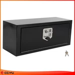27.75"X10.5"X10" Storage Tool Box W/2X CHAIN+1X Lock Fits Truck/garage. Fixed Price $89.01.