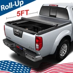 Soft Roll-up Bed Cover Tonneau For 2005-2026 Nissan Frontier 5FT Truck. Fixed Price $142.49.
