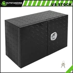 36"X18"X24" Aluminum Storage Tool Box W/ 2X Chain & Dovetail Lock For Garage Rv. Fixed Price $363.99.
