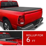 6FT Soft Roll-up Tonneau Cover For Mazda B3000 B4000 Ranger Bed. Fixed Price $138.07.