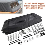 5FT Soft Truck Topper Fit For Toyota Tacoma 2016-2023 4-DOOR 2017. Fixed Price $519.73.