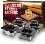 Retractable Truck Bed D-ring Tie Down Anchors 4PCS Silverado Sierra 1999-2013. Fixed Price $75.97.